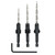 3 PC. ENSEMBLE DE CONTRE-VIS