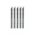 4" 10TPI DOWNCUTTING/STRATIFIÉ HCS U-SHANK WOODCUTTING JIG SAW BLADE (5 PK)