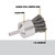 1" KNOT END BRUSH/CARB STL 1/4" STEM