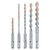 5 PC. ENSEMBLE DE TSDS + MARTEAU EN CARBURE™ DE ROCHE