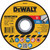 PG107 - 4-1/2" X .045" X 7/8" GENERAL PURPOSE TYPE 1 FLAT CUTTING WHEEL, 13,300 RPM (PACK OF 25)