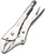 PG195 - 10" CURVED JAW LOCKING PLIERS W/ WIRE CUTTERS, 1-7/8" JAW CAP.