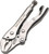 5" CURVED JAW LOCKING PLIERS W/WIRE CUTTERS, 1-1/4" JAW CAP.