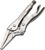 6" LONG NOSE LOCKING PLIERS W/SWIVEL CUTTERS, 2" JAW CAP.
