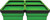 PG213 - EZTRAY QUADRUPLE PLATEAU MAGNÉTIQUE CONSOMMABLE VERT