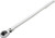 PG125 - PRISE 3/8" TÊTE FLEXIBLE VERROUILLANTE DE 17" DE LONGUEUR CLIQUET AVEC POIGNÉE CHROMÉE