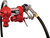 PG238 - 15 GPM, pompe 12V CC, TUYAU 3/4 » X 12', BUSE MANUELLE DE 3/4 », FIL DE TERRE DE 5', CÂBLE DE BATTERIE 18' 12 GAUGE 2 FILS, TUYAU D’ASPIRATION EN ACIER TÉLESCOPIQUE (20 » À 341/2 »).