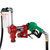 15 GPM, 12V DC High Flow Pump, 3/4" x 18' Hose, 3/4" Automatic Diesel Nozzle (Green Boot), 5' Ground