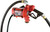25 GPM, 12-24V DC ULTRA HIGH FLOW PUMP, 1" X 18' HOSE, ULTRA HIGH FLOW AUTOMATIC NOZZLE (TRUCK STOP SPOUT AND RED COVER), NPT PORTS, 20' 10 GAUGE 2 WIRE BATTERY CABLE. 2" TANK MOUNT WITH 1¼" SUCTION PORT.