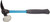 PG306 - CURVED CROSS CHISEL HAMMER WITH FIBERGLASS HANDLE, 1-9/16" DIAM. ROUND FACE, 3" LONG CHISEL