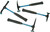 PG306 - ENSEMBLE DE MARTEAUX DE RÉPARATION DE CARROSSERIE ET D’AILES EN 4 PIÈCES AVEC POIGNÉES EN FIBRE DE VERRE