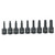 3/8" Drive 9 Piece Internal Star Impact Driver Set