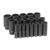 1/2" Dr. 19 Pc. Deep Length Fract. Set - 12 Point