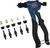 PG322 - PROFESSIONAL HAND RIVET NUT KIT SAE & METRIC WITH RIVET NUTS