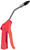 PG87 - SOUFFLEUR À AIR DE LUXE DE 4 » - ORANGE AVEC EMBOUT EN CAOUTCHOUC AMOVIBLE DE 1/2 »