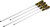 4-PC 16" & 20" LONG COMBINATION SCREWDRIVER SET, (2) PHILLIPS: #2, (2) SLOTTED: 3/8"