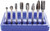 8pc. Double Cut Carbide Rotary Burr Set 1/4" Shank in Blow Molded Case