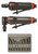 ONYX 3pc Die Grinder Kit w / 90° Die Grinder, Die Grinder & 8pc Double Cut Carbide Rotary Burr Set