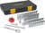 PG129 - 51-PC 1/4" DR. SAE/METRIC 6 PT STD. & DEEP SOCKET SET, 120 TOOTH