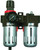 PG105 - 3/8" FILTER, REGULATOR & LUBRICATOR WITH GAUGE