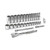 SET SKT SAE 3/8DR 6PT 30PC