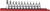 PG161 - SET SOCKET HEX SAE 3/8DR 12PC