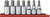 PG154 - SET SOCKET HEX BIT SAE 1/2DR 7PC
