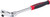 PG126 - 8" LONG 1/4" DRIVE CUSHION GRIP LOCKING FLEX HEAD TEARDROP RATCHET, 90-TOOTH