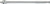PG157 - FULL POLISH FLEX HANDLE, 3/8" DRIVE, 12" LONG