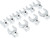 PG169 - SET WRENCH CROWFOOT METRIC 10 PC