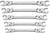 PG170 - SET WRENCH FLEX FLARE NUT SAE 5PC
