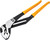 PG174 - 16" PIT-BULL V-JAW TONGUE & GROOVE PLIERS  W/ DIPPED HANDLES