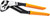 PG181 - 12" V-JAW TONGUE & GROOVE PLIERS, 8 ADJUSTMENTS, 2.6" JAW CAPACITY