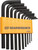 10-PC SHORT ARM METRIC HEX KEY SET, 1.5MM - 7MM