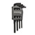 PG167 - 13-PC SAE LONG ARM HEX L-KEY SET, 0.05" – 3/8"
