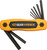 8-PC METRIC FOLDING HEX KEY SET, 1.5MM - 8MM