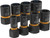 PG129 - 8-PC 1/4" & 3/8" DR. BOLT BITER™ SAE/METRIC IMPACT EXTRACTION SOCKET SET, 7-16MM, 5/16"-5/8"