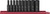 PG143 - 10-PC 1/4" DRIVE 6 POINT DEEP SAE IMPACT SOCKET SET