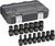 PG144 - SET SOCKET IMPACT UNIVERSAL MET 1/2DR 15PC