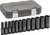 PG136 - SET SOCKET IMPACT DEEP SAE 1/2DR 12PC