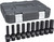 PG151 - GW 84945N SET SKT IMP DP UNV MET 1/2DR 10PC