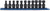 PG137 - SET SOCKET PINLESS UNIVERSAL IMPACT 3/8DR 6PT 11PC METRIC