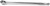 PG124 - 1/4" DRIVE NANO HEAD RATCHET, 72-TOOTH, 10" LONG