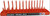 1/4" Metric Socket Tray - Orange