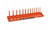 3/8" SAE Socket Tray - Orange