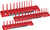 PG206 - 3 PC. SAE SOCKET TRAY SET - RED