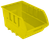 Un seul grand bac individuel en plastique - jaune pas de logo