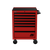 27" RS PRO 7 DWR ROLLER CABINET-RED