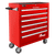 36" H2Pro Series 6 Drawer Roller Cabinet - Red