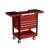 35" 4 DRAWER SLIDE TOP CART - RED